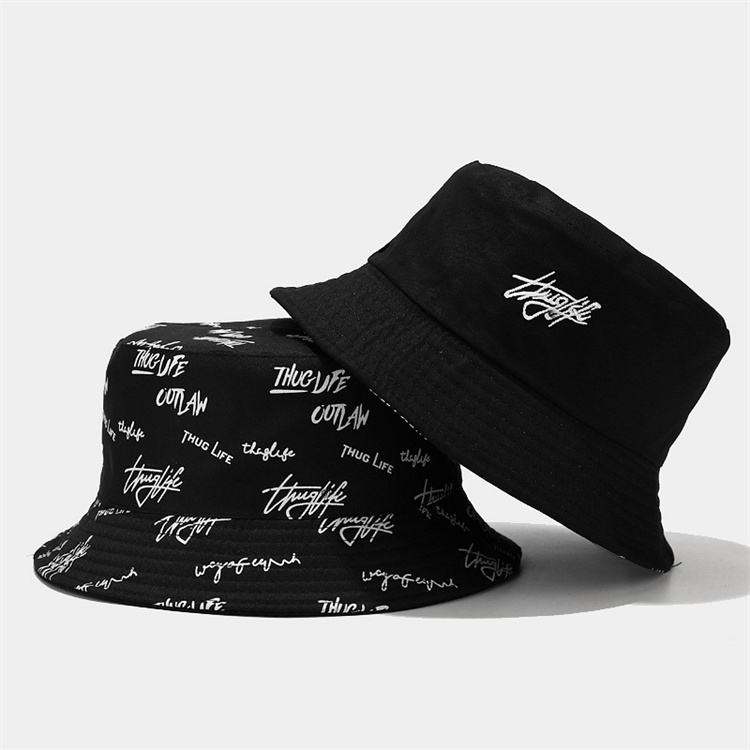 Two Side Bucket Hat-Printed Logo