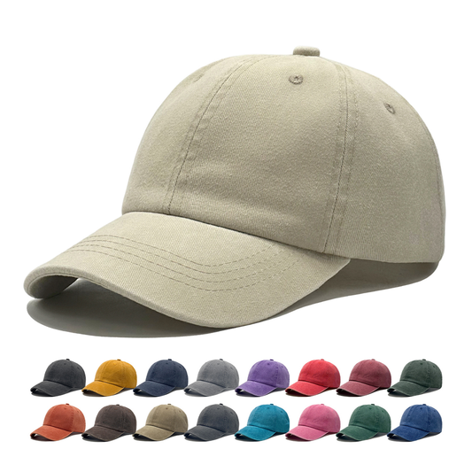Custom Vintage Baseball Cap Washed Cotton