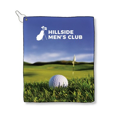 Sublimated Waffle Golf Towel 15"x18"