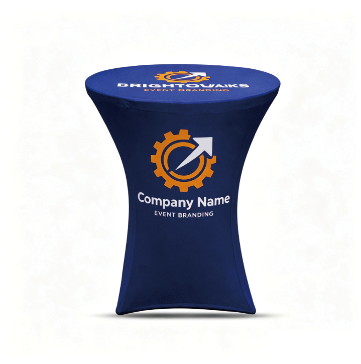 Round Stretch Cocktail Table Covers